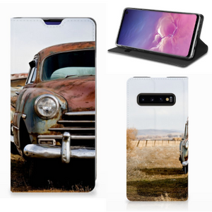 Samsung Galaxy S10 Stand Case Vintage Auto