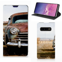 Samsung Galaxy S10 Stand Case Vintage Auto - thumbnail
