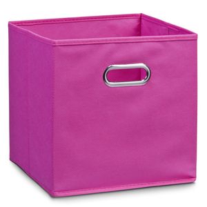 Set van 5x stuks roze opbergmanden/kastmanden 32 x 32 cm