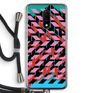 Skew Blush 2: OnePlus 7 Transparant Hoesje met koord