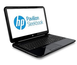 HP Pavilion Sleekbook 14-b005ed Notebook 35,6 cm (14") Tweede generatie Intel® Core™ i3 4 GB DDR3-SDRAM 320 GB HDD Windows 8 Zwart