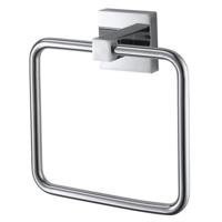 Handdoek ring Haceka Mezzo | Wandmontage | RVS | Vierkant | Chroom