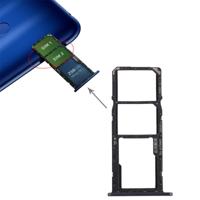 SIM-kaarthouder + Micro SD Card lade voor Huawei Honor 8C (zwart)