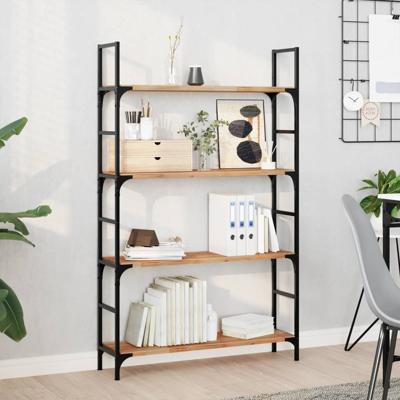 Wandschappen 2 st zwevend olieafwerking 80x20x2 cm acaciahout