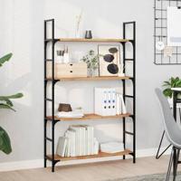Wandschappen 2 st zwevend olieafwerking 80x20x2 cm acaciahout