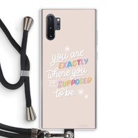 Right Place: Samsung Galaxy Note 10 Plus Transparant Hoesje met koord