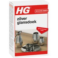 HG Zilver glansdoek reinigingsdoek 30 x 30 cm - thumbnail