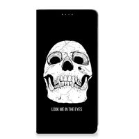 Mobiel BookCase OPPO A17 Skull Eyes - thumbnail