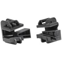 HellermannTyton Beam Clamp B with foam-PA6GF30-BK Bevestigingssokkel Insteekbaar 151-01186 Zwart 1 stuk(s)