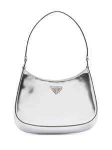 Prada sac porté épaule Cleo en cuir - Argent