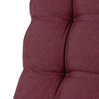 Kussen lage rug Panama bordeaux (4 stuks) Madison - Madison