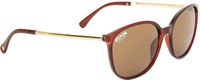 Cool Eyewear zonnebril Britt wayfarer cat.3. roestbruin/goud - thumbnail