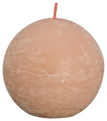 Bolsius Rustiek bolkaars shine 76 misty pink 1 Stuks