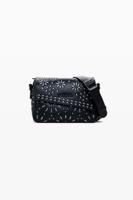 Geperforeerde handtas - BLACK - U Geperforeerde handtas - BLACK - U