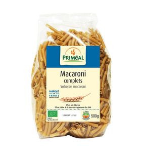 Volkoren macaroni bio