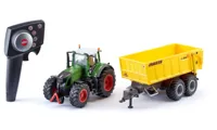 Siku Control-Set Fendt-tractor met Joskin-aanhangwagen + accessoires