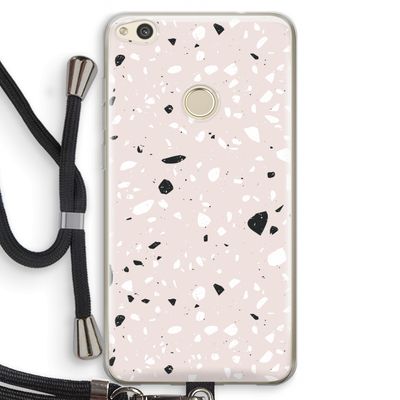 Terrazzo N°20: Huawei Ascend P8 Lite (2017) Transparant Hoesje met koord