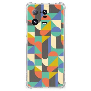 Xiaomi 13 Pro Doorzichtige Silicone Hoesje Funky Retro