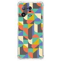 Xiaomi 13 Pro Doorzichtige Silicone Hoesje Funky Retro - thumbnail