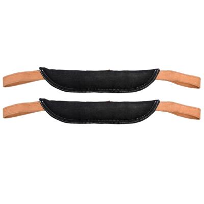 Best fot Boots Deurstopper - 2x - zwart - denim - 44 x 3 x 5 cm - deurbuffer