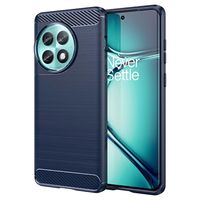 OnePlus Ace 2 Pro Geborsteld TPU Hoesje - Koolstofvezel - Blauw - thumbnail