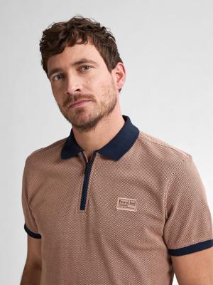 Petrol Men Polo Short Sleeve M-1050-pol907 Poloshirts 7143 Sandal Wood