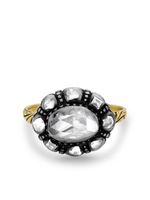 Pragnell Vintage bague Georgian en or 18ct pavée de diamants