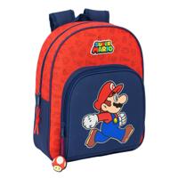 Schoolrugzak Super Mario Trick Rood Donkerblauw 28 x 34 x 10 cm