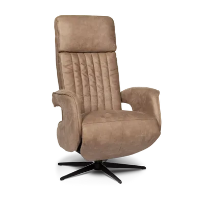 Relaxfauteuil (small - handmatig) Alan - Tex Bull Liver Relaxfauteuil (small - handmatig) Alan - Tex Bull Liver