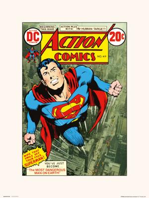 Kunstdruk DC Action Comics 419 30x40cm