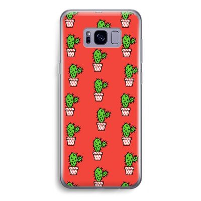 Mini cactus: Samsung Galaxy S8 Transparant Hoesje