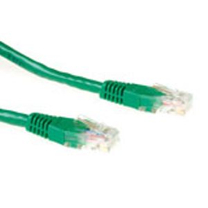 ACT IB2751 U/UTP CAT6A Patchkabel Snagless Groen - 1,5 meter