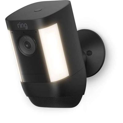 Bewakingscamera - RING - Spotlight Pro Batterij - Zwart - Nachtzicht - HD 1080p - Draadloos