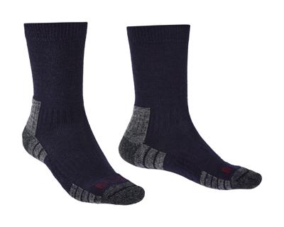 Bridgedale Lightweight Merino Performance Boot Heren Wandelsok Navy Grey S