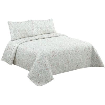 Sprei DKD Home Decor Wit Bed van 135/150 240 x 260 x 1 cm