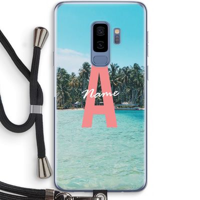 Pacific Dream: Samsung Galaxy S9 Plus Transparant Hoesje met koord