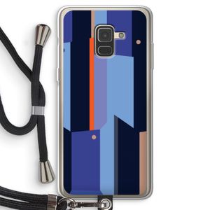 Gestalte 3: Samsung Galaxy A8 (2018) Transparant Hoesje met koord