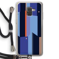 Gestalte 3: Samsung Galaxy A8 (2018) Transparant Hoesje met koord