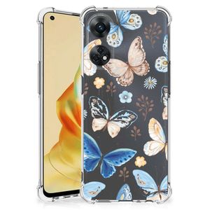 Case Anti-shock voor OPPO Reno8 T 4G Vlinder