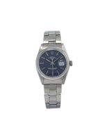 Rolex montre Oyster Perpetual Date 34 mm pre-owned - Bleu