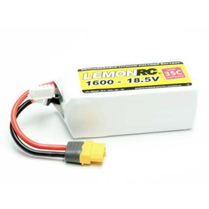 LemonRC LiPo accupack 18.5 V 1600 mAh Aantal cellen: 5 35 C Softcase XT60