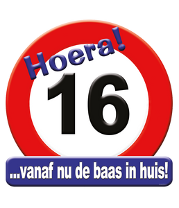 Huldeschild 16 jaar