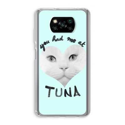 You had me at tuna: Xiaomi Poco X3 NFC Transparant Hoesje