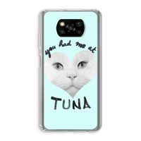 You had me at tuna: Xiaomi Poco X3 NFC Transparant Hoesje