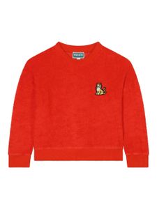 Kenzo Kids sweat à motif tête de tigre brodé - Rouge