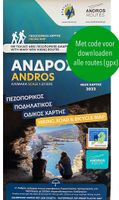 Wandelkaart - Fietskaart Andros | Andros Routes - thumbnail
