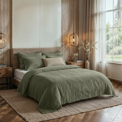 Dekbedovertrek Percale Katoen Mousseline Wit Effen 240x200 Cm Dreamhouse - Dekbed-Discounter.nl