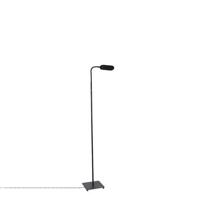 QAZQA Vloerlamp zwart incl. LED 5-staps dimbaar in kelvin - Botot - thumbnail