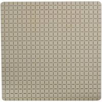 MSV Douche|bad anti-slip mat badkamer - rubber - beige - 54 x 54 cm