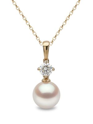 Yoko London collier en or 18ct serti de perles et de diamants
